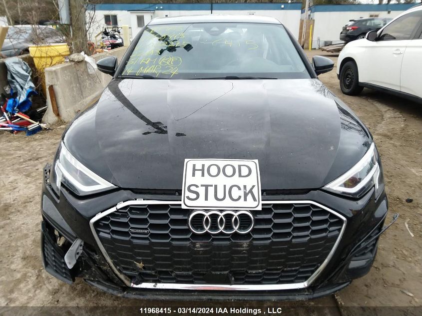 2022 Audi A3 Sedan VIN: WAULUCGY3NA032275 Lot: 11968415