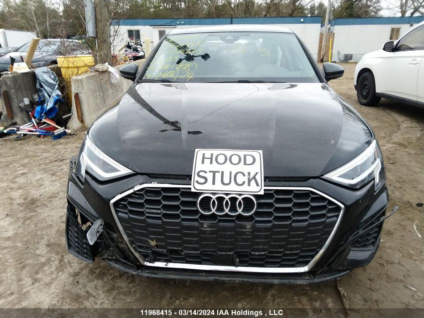 2022 Audi A3 Sedan VIN: WAULUCGY3NA032275 Lot: 11968415