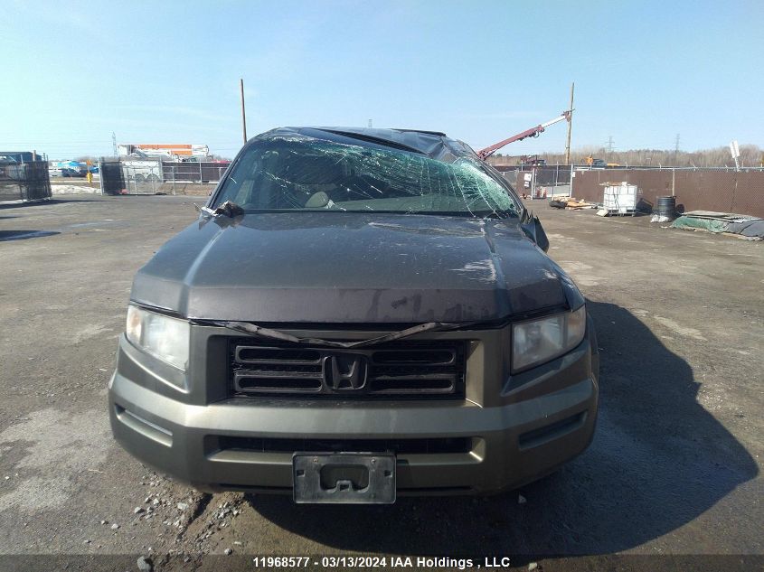 2006 Honda Ridgeline Rtl VIN: 2HJYK16576H002057 Lot: 11968577