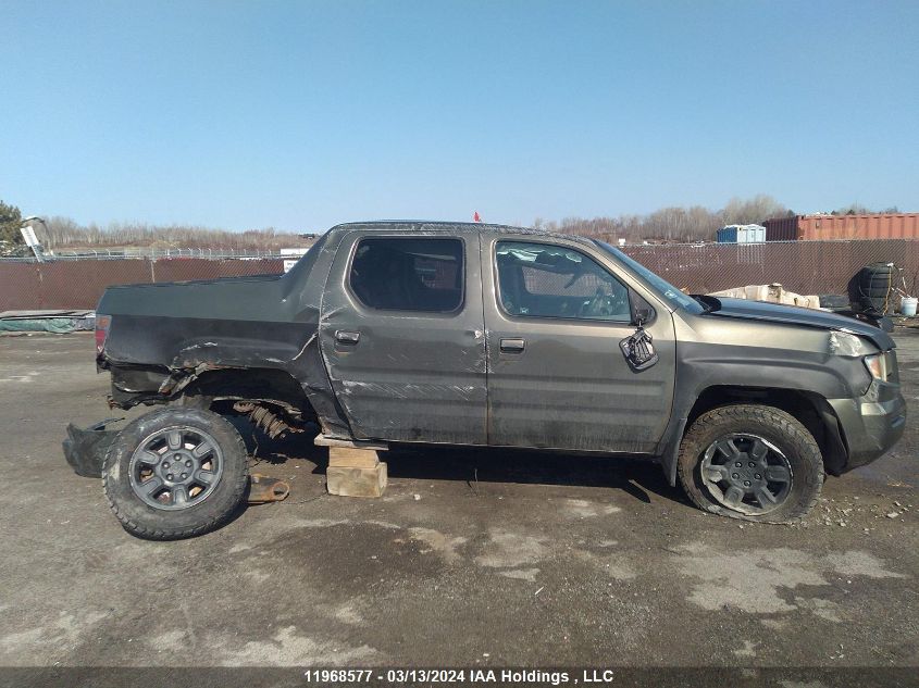 2006 Honda Ridgeline Rtl VIN: 2HJYK16576H002057 Lot: 11968577