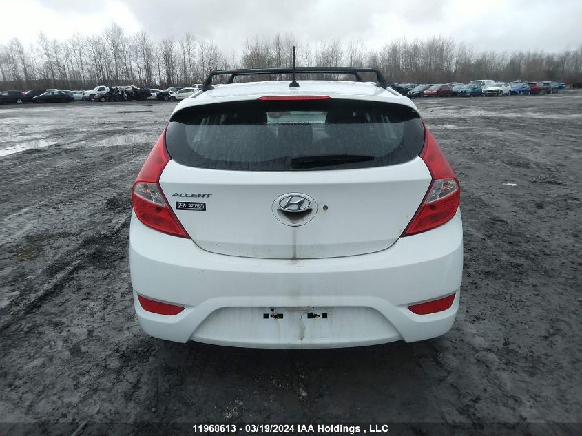 2015 Hyundai Accent Gls/Se VIN: KMHCU5AE6FU198153 Lot: 11968613