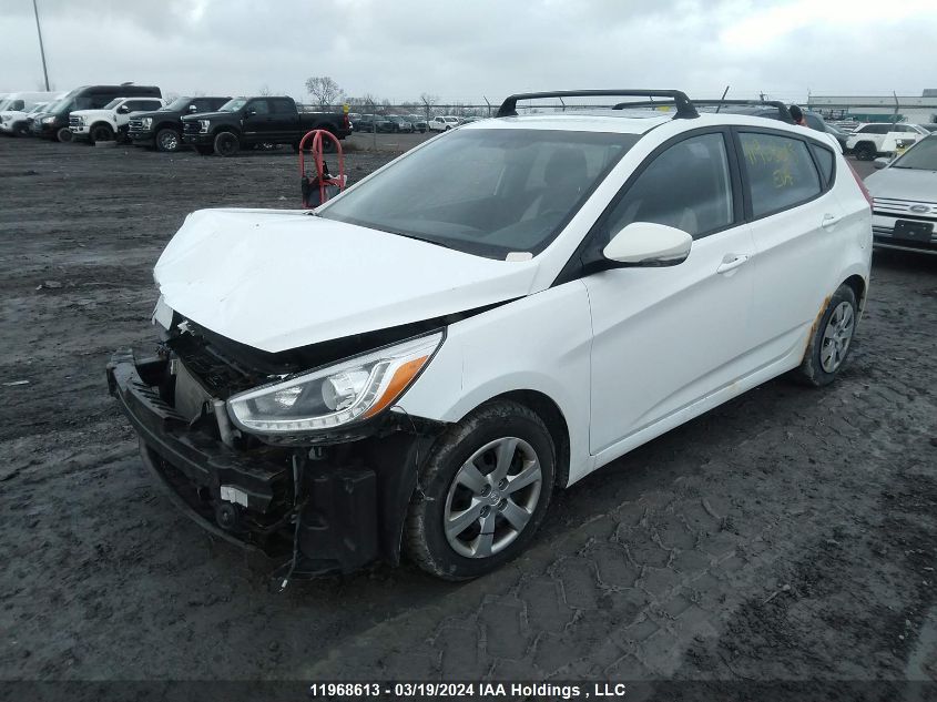 2015 Hyundai Accent Gls/Se VIN: KMHCU5AE6FU198153 Lot: 11968613