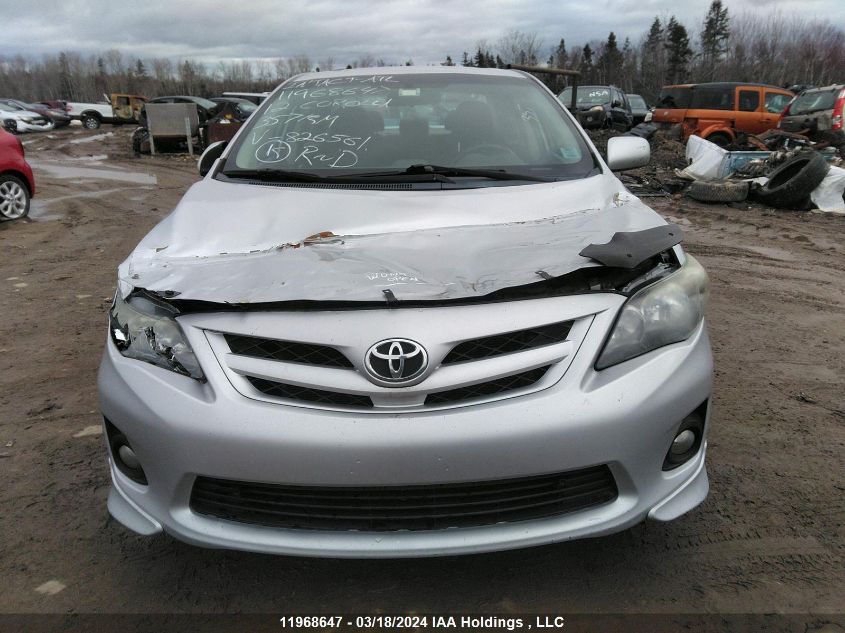 2012 Toyota Corolla Le VIN: 2T1BU4EE0CC826561 Lot: 11968647