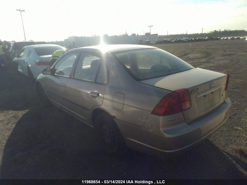 2002 Honda Civic Dx VIN: 2HGES16432H927820 Lot: 48001984