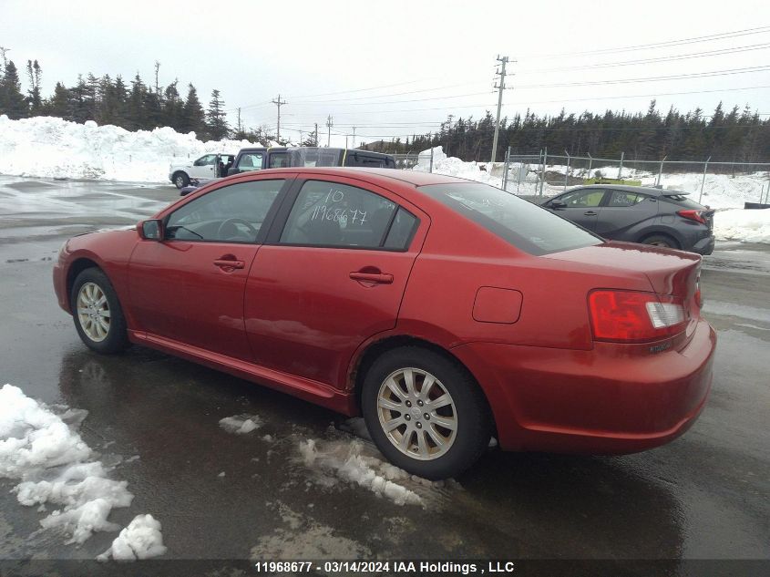 2010 Mitsubishi Galant VIN: 4A32B3FF2AE601718 Lot: 11968677