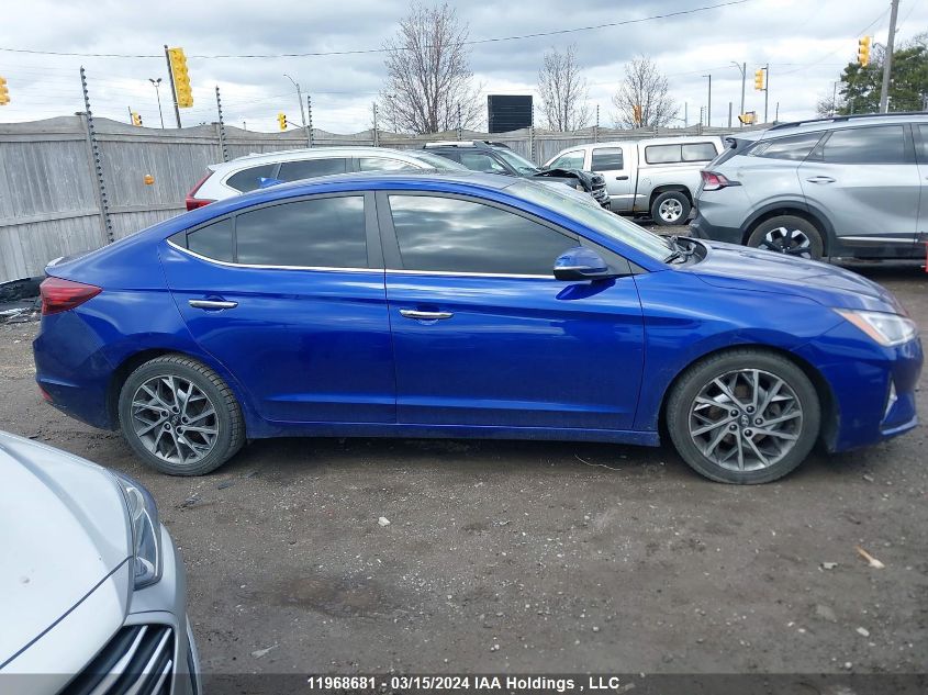 2019 Hyundai Elantra VIN: KMHD84LF6KU807681 Lot: 11968681