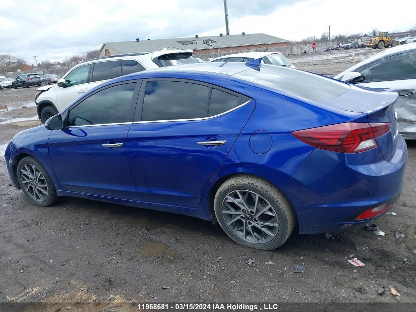 2019 Hyundai Elantra VIN: KMHD84LF6KU807681 Lot: 11968681