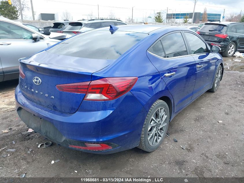 2019 Hyundai Elantra VIN: KMHD84LF6KU807681 Lot: 11968681