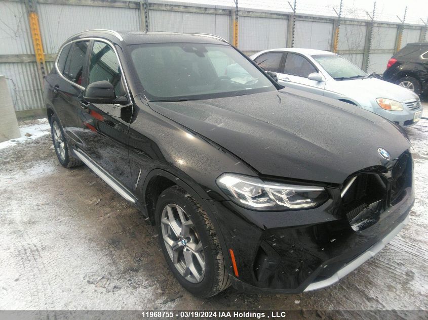 2023 BMW X3 VIN: 5UX53DP01P9R86489 Lot: 39236320