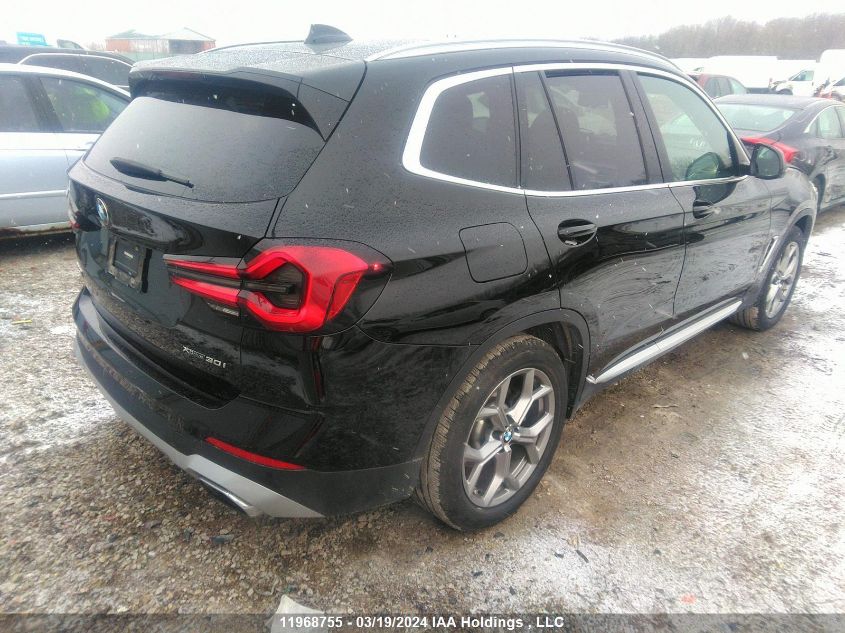 2023 BMW X3 VIN: 5UX53DP01P9R86489 Lot: 39236320