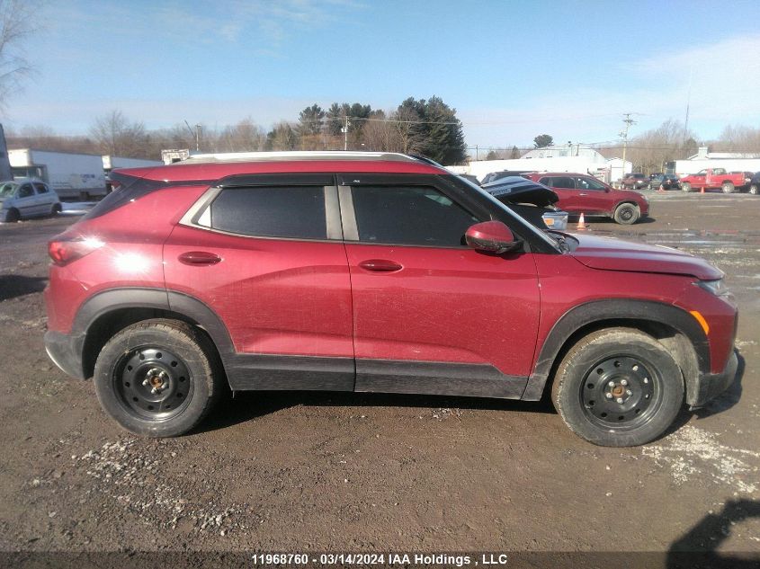 2021 Chevrolet Trailblazer Lt VIN: KL79MRSL9MB081451 Lot: 11968760