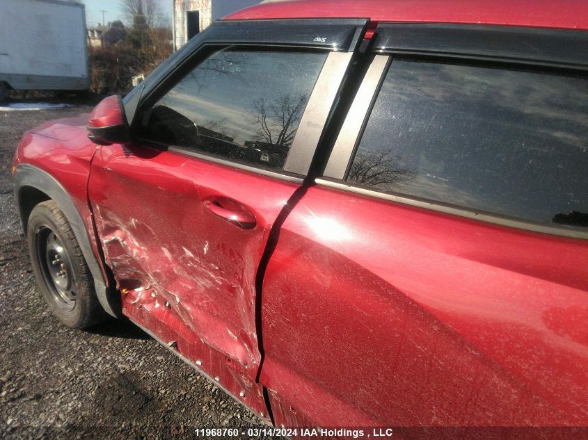 2021 Chevrolet Trailblazer Lt VIN: KL79MRSL9MB081451 Lot: 11968760