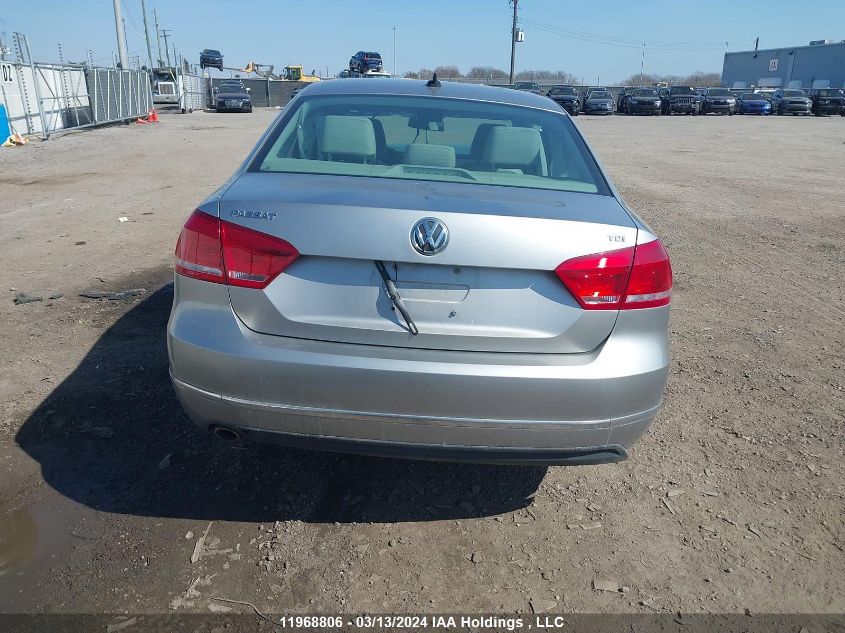 2014 Volkswagen Passat VIN: 1VWBN7A36EC085859 Lot: 11968806