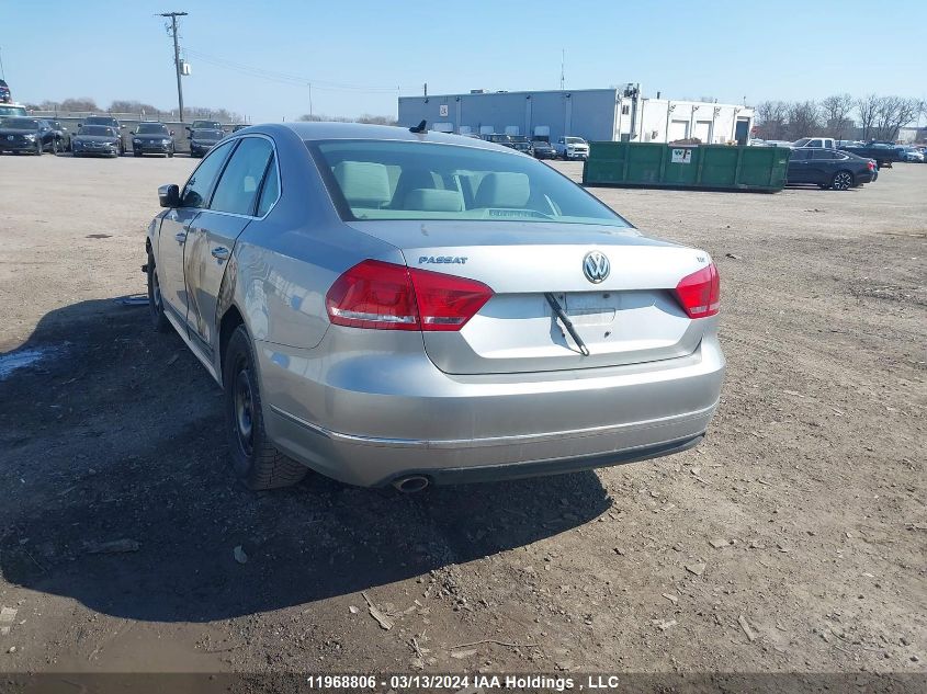 2014 Volkswagen Passat VIN: 1VWBN7A36EC085859 Lot: 11968806