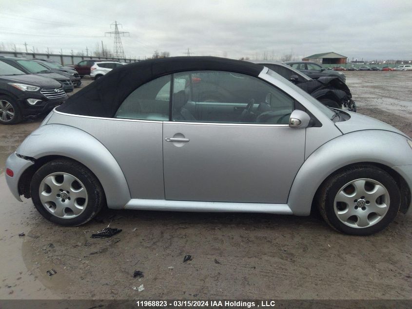 2003 Volkswagen New Beetle Gls VIN: 3VWCK21Y43M306382 Lot: 11968823