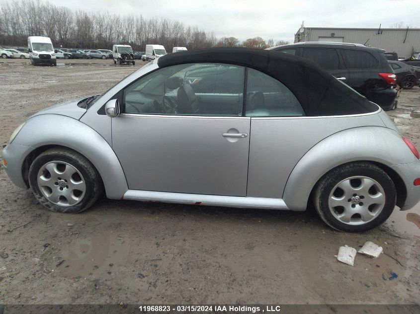 2003 Volkswagen New Beetle Gls VIN: 3VWCK21Y43M306382 Lot: 11968823