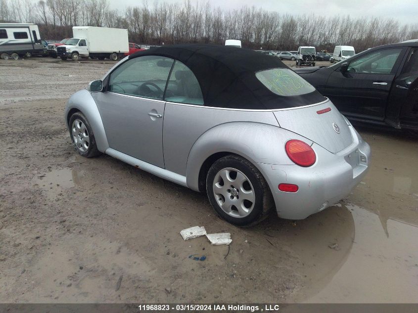 2003 Volkswagen New Beetle Gls VIN: 3VWCK21Y43M306382 Lot: 11968823