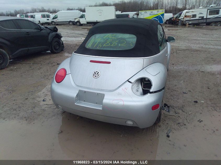 2003 Volkswagen New Beetle Gls VIN: 3VWCK21Y43M306382 Lot: 11968823