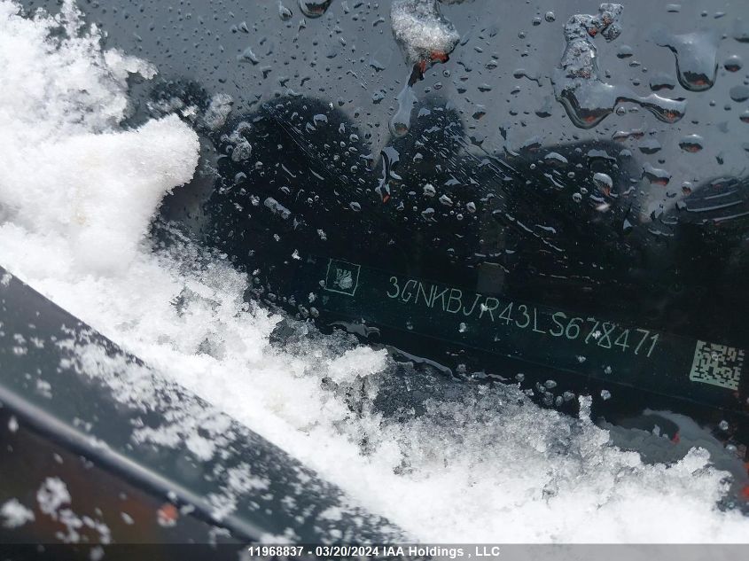 2020 Chevrolet Blazer VIN: 3GNKBJR43LS678471 Lot: 11968837