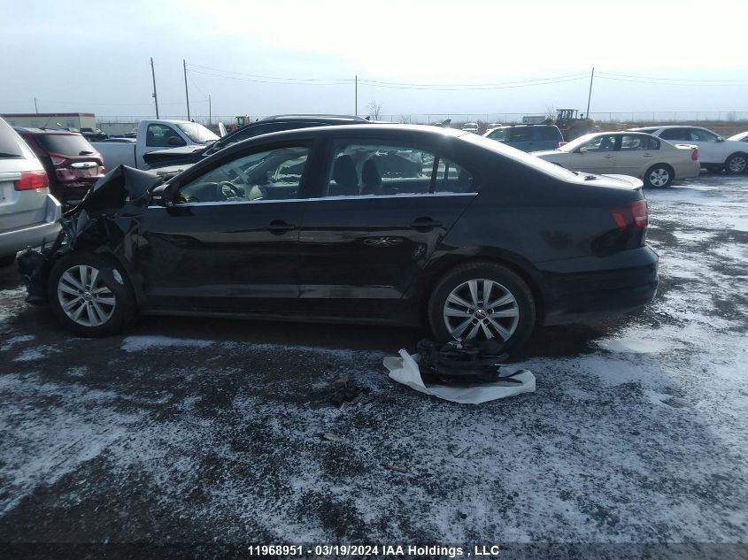 2017 Volkswagen Jetta Sedan VIN: 3VWDB7AJ1HM288791 Lot: 11968951