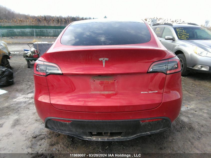 2020 Tesla Model Y VIN: 5YJYGDEE4LF046883 Lot: 11969007