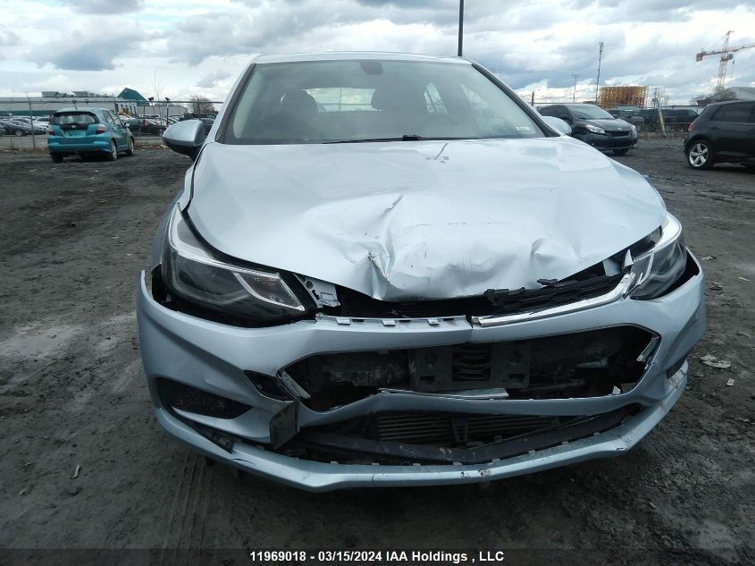 2018 Chevrolet Cruze Lt VIN: 3G1BE6SM8JS590819 Lot: 39238135