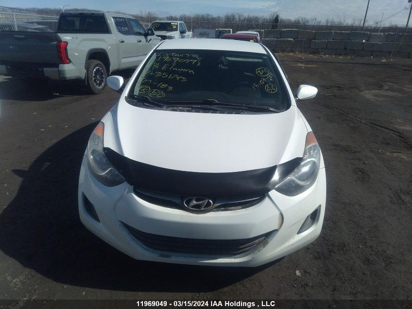 2013 Hyundai Elantra VIN: 5NPDH4AE6DH351743 Lot: 11969049