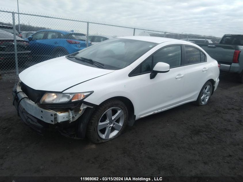 2013 Honda Civic VIN: 2HGFB2E48DH041877 Lot: 11969062