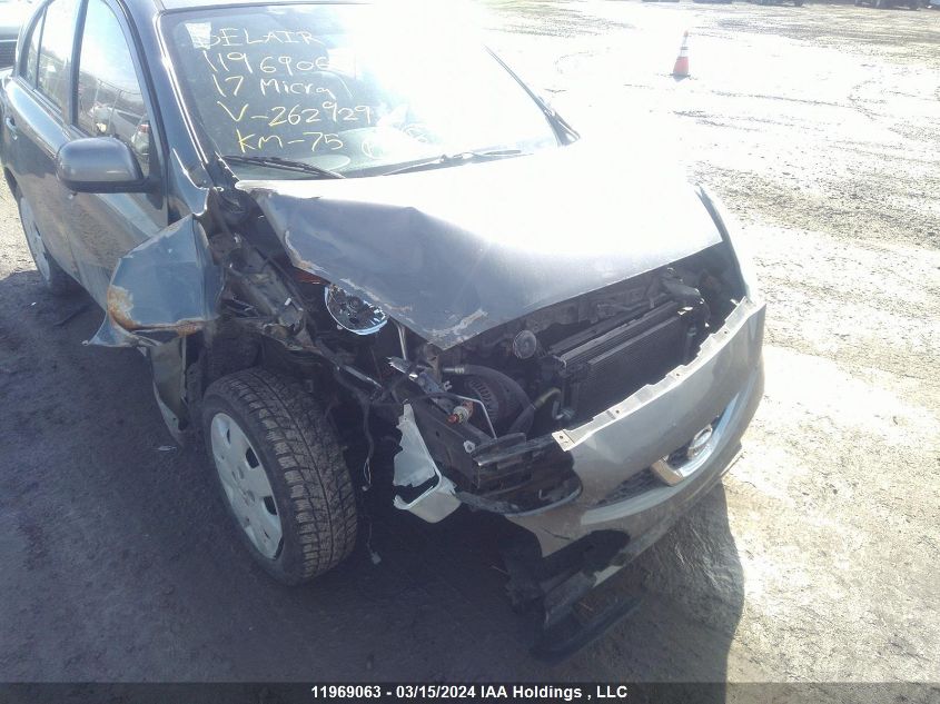 2017 Nissan Micra VIN: 3N1CK3CP4HL262929 Lot: 11969063