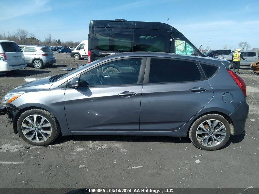 2017 Hyundai Accent VIN: KMHCU5AE1HU339777 Lot: 11969065