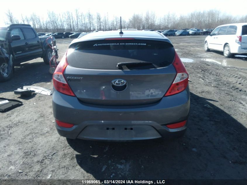 2017 Hyundai Accent VIN: KMHCU5AE1HU339777 Lot: 11969065