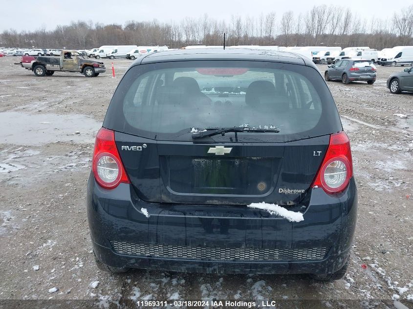 2010 Chevrolet Aveo VIN: 3G1TC6DE6AL104664 Lot: 11969311