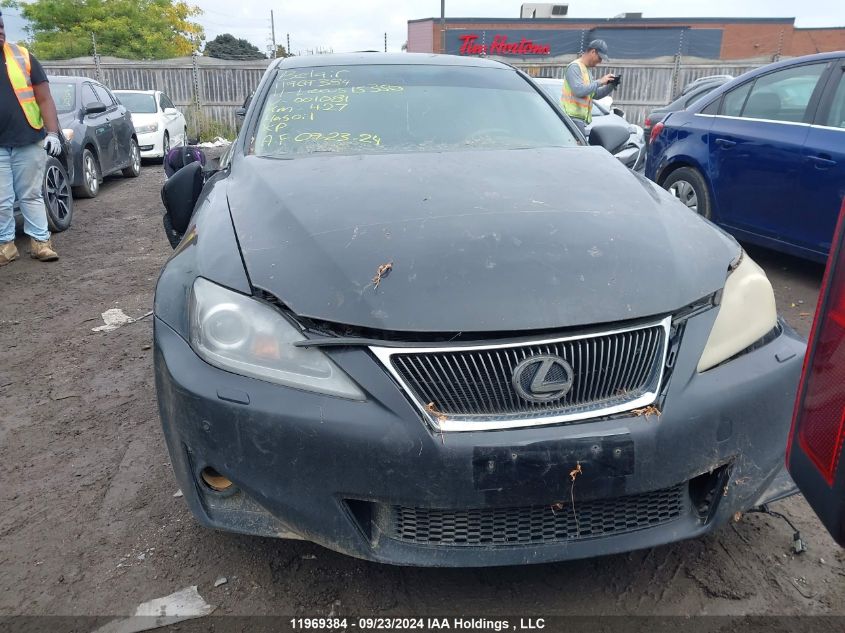 2011 Lexus Is 350 VIN: JTHCE5C20B5001081 Lot: 11969384