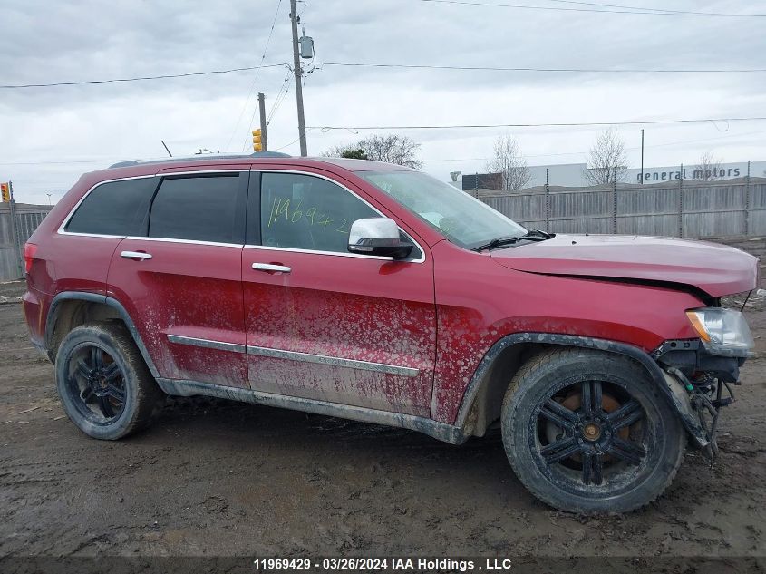 2012 Jeep Grand Cherokee Overland VIN: 1C4RJFCGXCC155187 Lot: 11969429