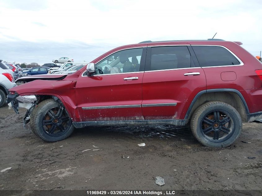 2012 Jeep Grand Cherokee Overland VIN: 1C4RJFCGXCC155187 Lot: 11969429