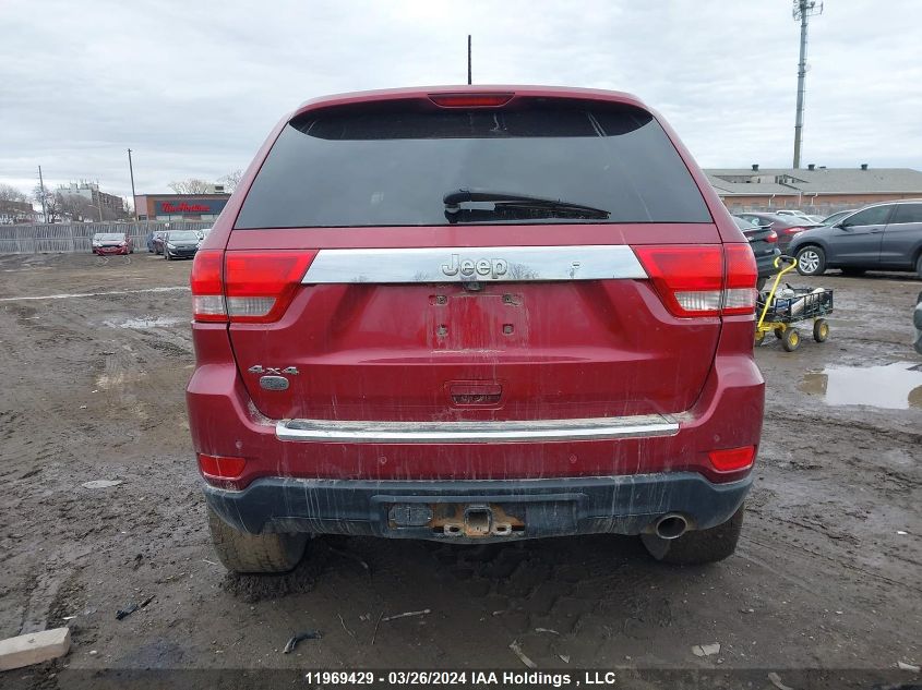 2012 Jeep Grand Cherokee Overland VIN: 1C4RJFCGXCC155187 Lot: 11969429