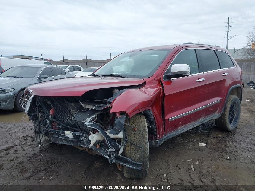 2012 Jeep Grand Cherokee Overland VIN: 1C4RJFCGXCC155187 Lot: 11969429