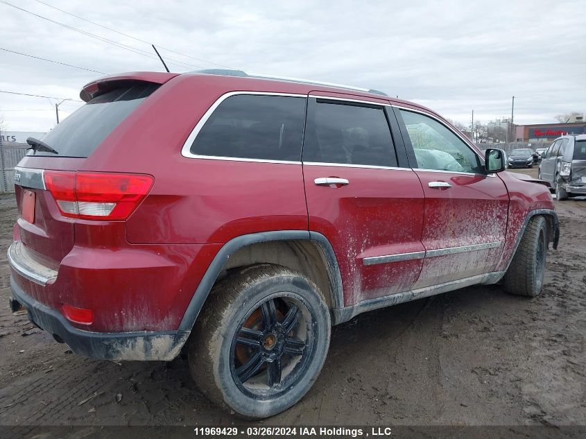 2012 Jeep Grand Cherokee Overland VIN: 1C4RJFCGXCC155187 Lot: 11969429