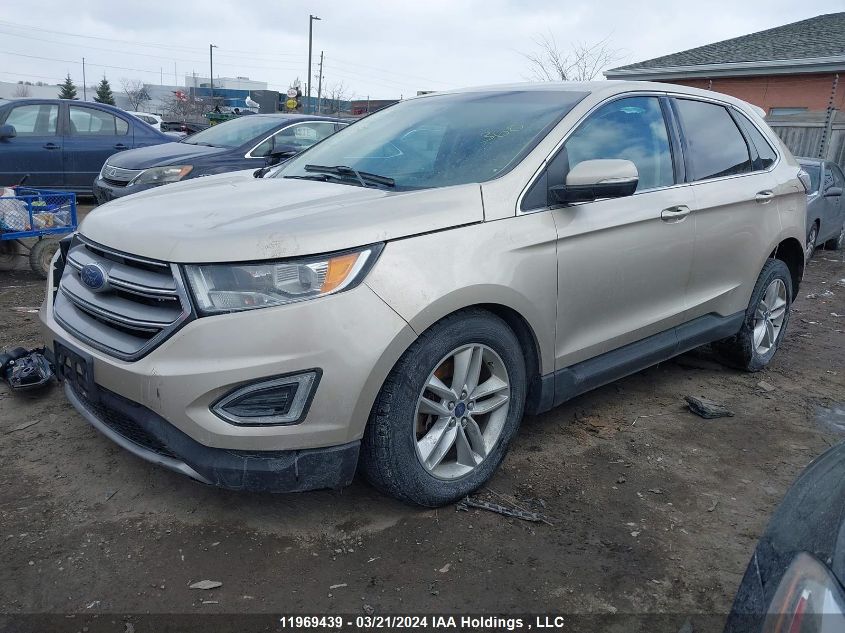 2017 Ford Edge Sel VIN: 2FMPK4J95HBC33777 Lot: 11969439