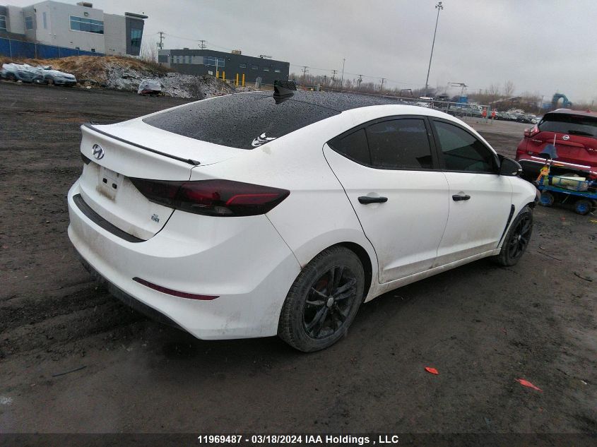 2018 Hyundai Elantra VIN: KMHD84LF1JU654545 Lot: 11969487