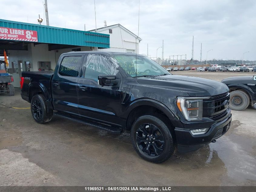 2023 Ford F150 Supercrew VIN: 1FTFW1E51PFC68100 Lot: 11969521