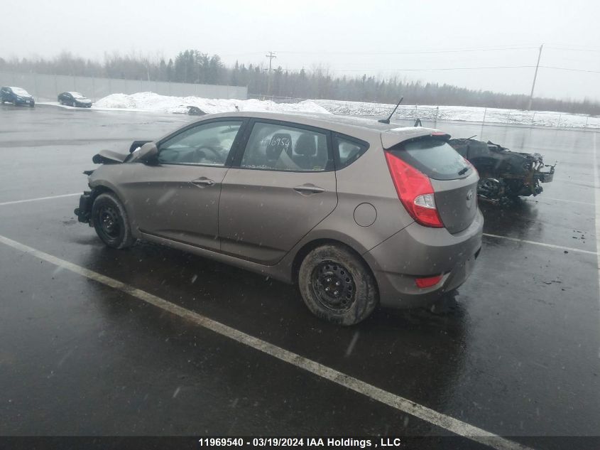 2013 Hyundai Accent L VIN: KMHCT5AE1DU134277 Lot: 11969540