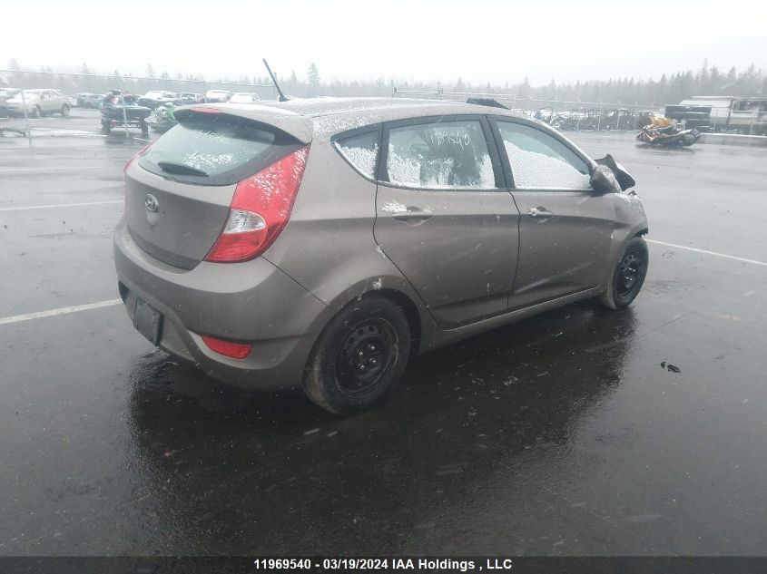 2013 Hyundai Accent L VIN: KMHCT5AE1DU134277 Lot: 11969540