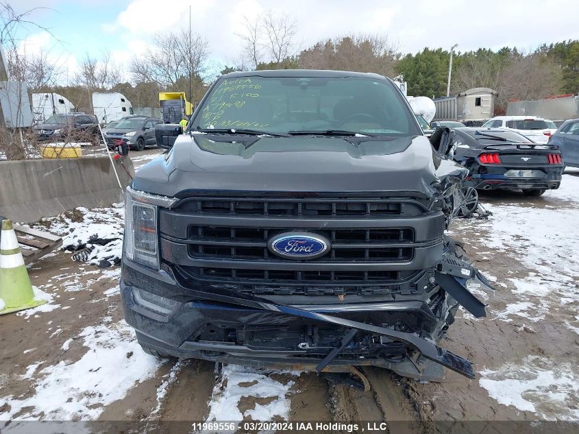 2021 Ford F-150 Lariat VIN: 1FTEW1EP1MFA79598 Lot: 11969556