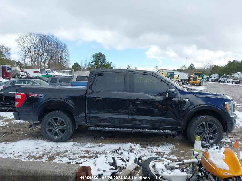 2021 Ford F-150 Lariat VIN: 1FTEW1EP1MFA79598 Lot: 11969556