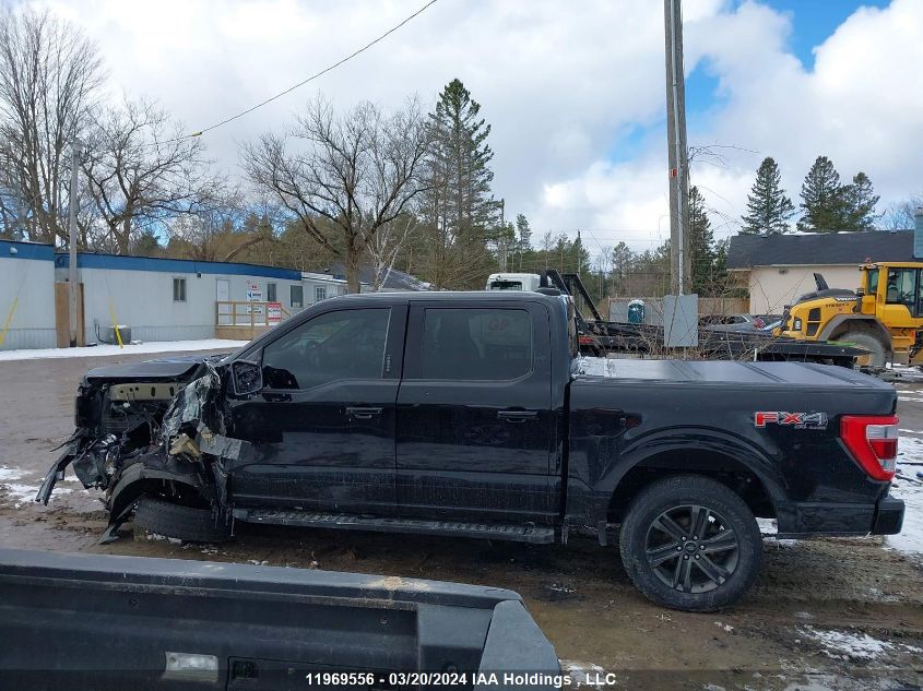 2021 Ford F-150 Lariat VIN: 1FTEW1EP1MFA79598 Lot: 11969556