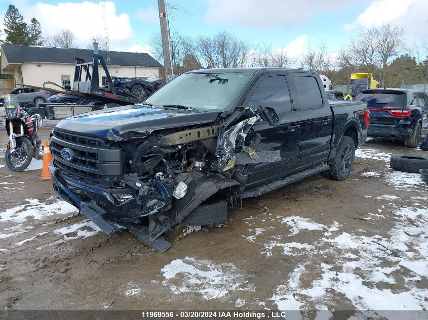 2021 Ford F-150 Lariat VIN: 1FTEW1EP1MFA79598 Lot: 11969556