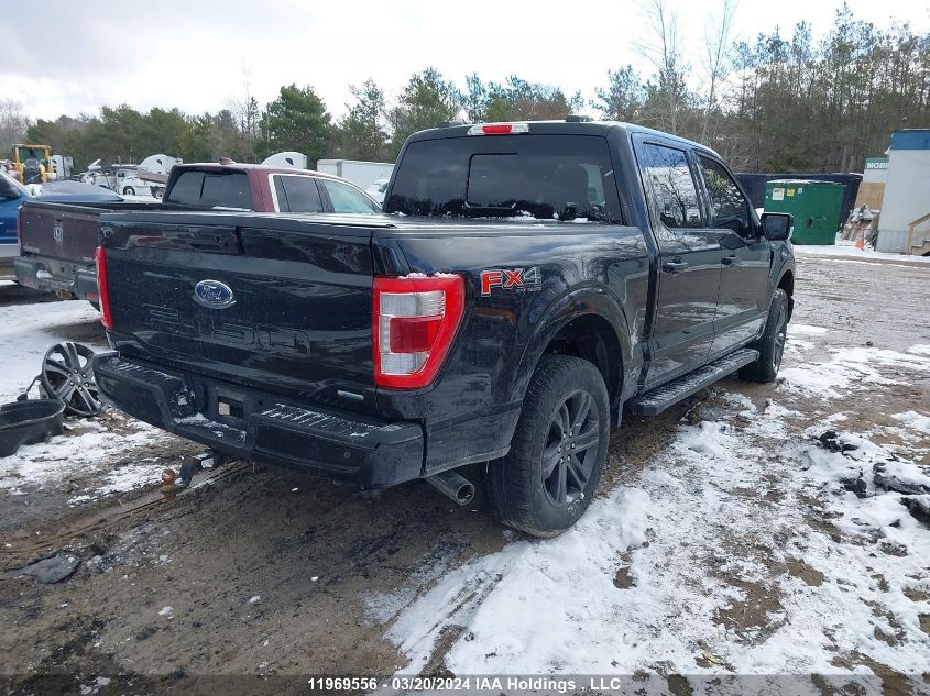 2021 Ford F-150 Lariat VIN: 1FTEW1EP1MFA79598 Lot: 11969556