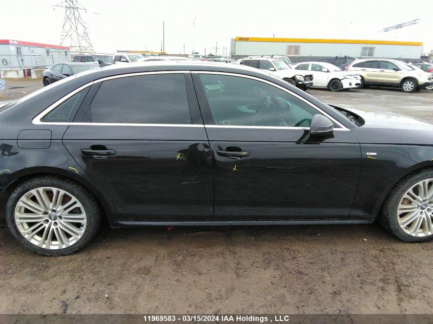 2019 Audi A4 VIN: WAUENAF44KA102693 Lot: 11969583