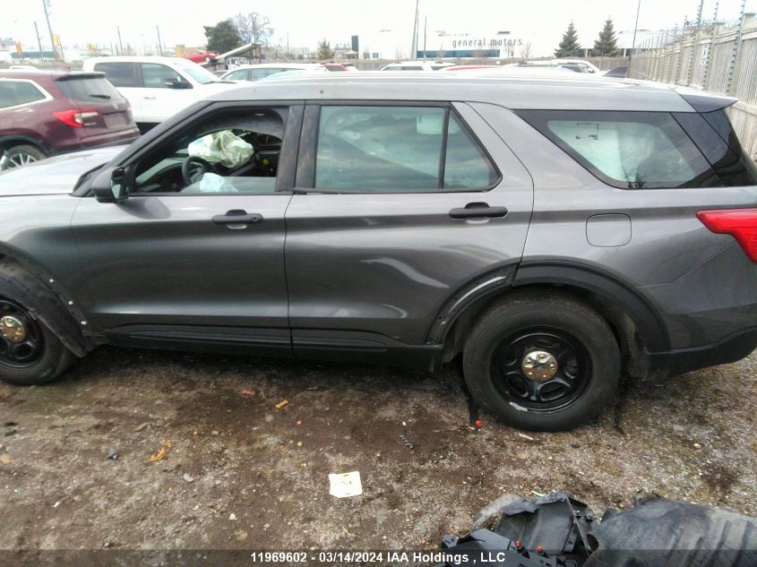 2022 Ford Explorer Police Interceptor VIN: 1FM5K8AB3NGA25208 Lot: 11969602